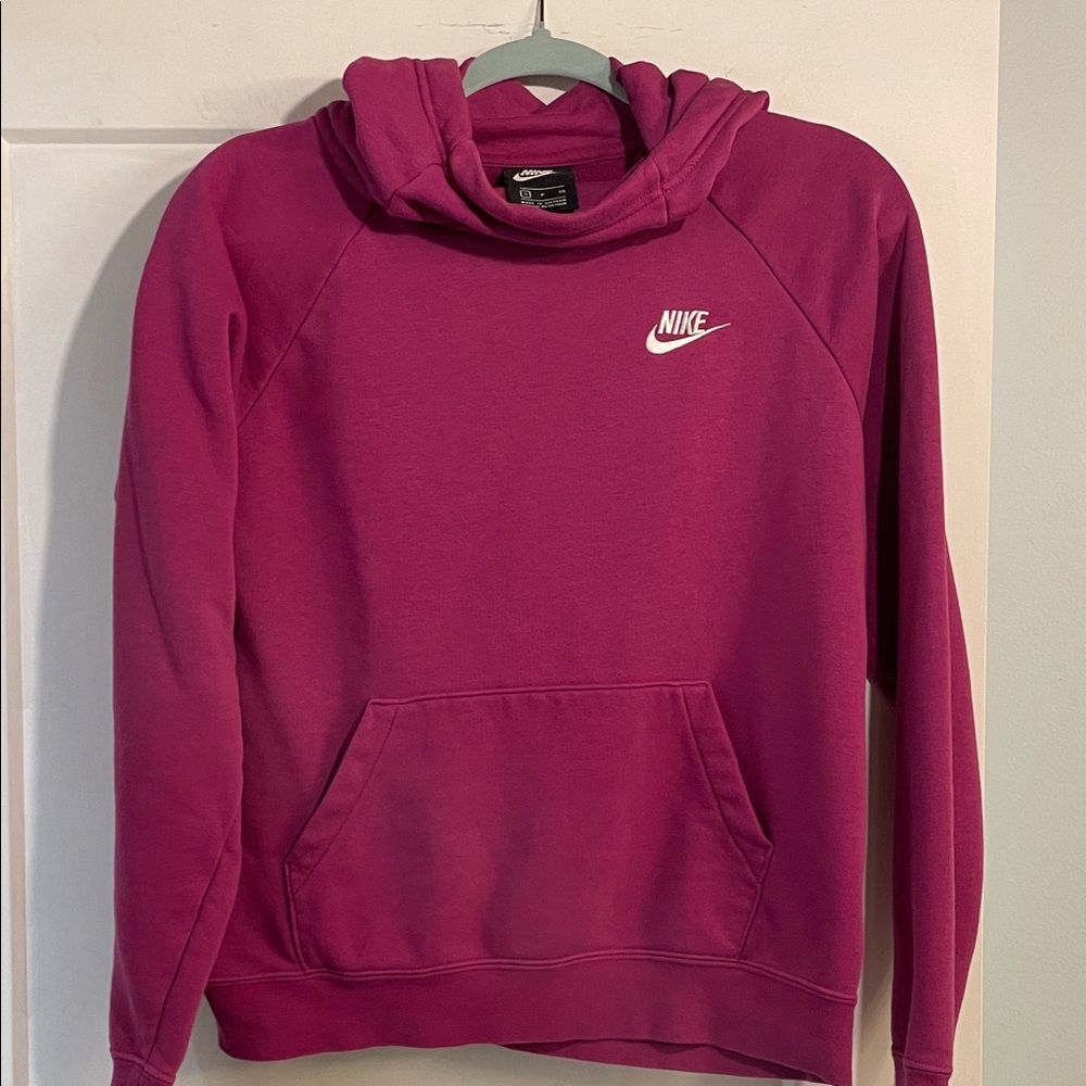 Nike Size Small Pink Hoodie Soft No Stains or Flaws